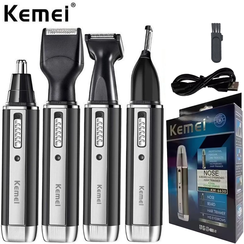 Grooming Men'S Eyebrows - Kemei-6630 Tagliacapelli per naso e orecchie,