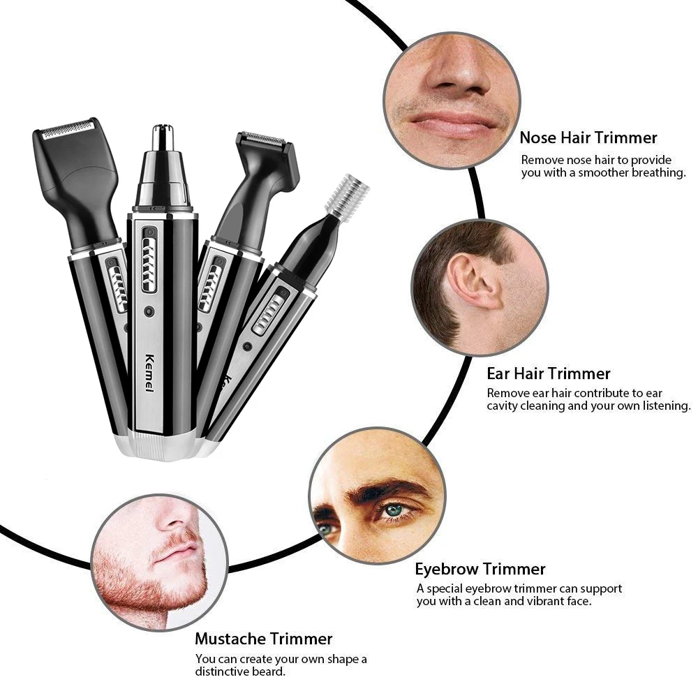 Kemei ricaricabile elettrico t - Grooming Men'S Eyebrows recensione e prezzo