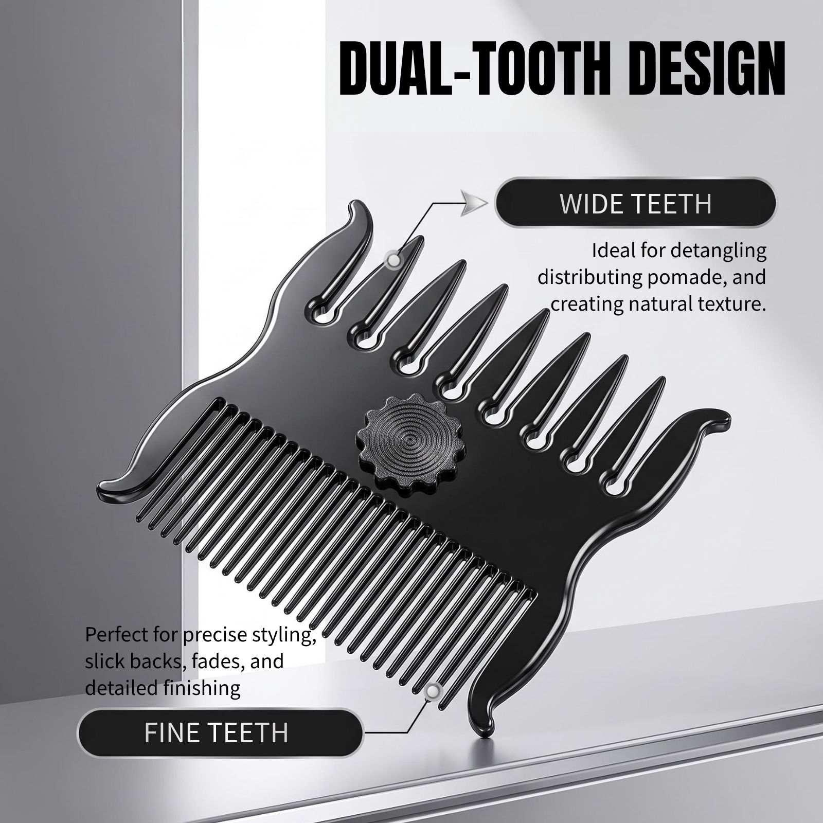 Set di 1/2 pettini per acconci - Men'S Grooming Hairstyles recensione e prezzo