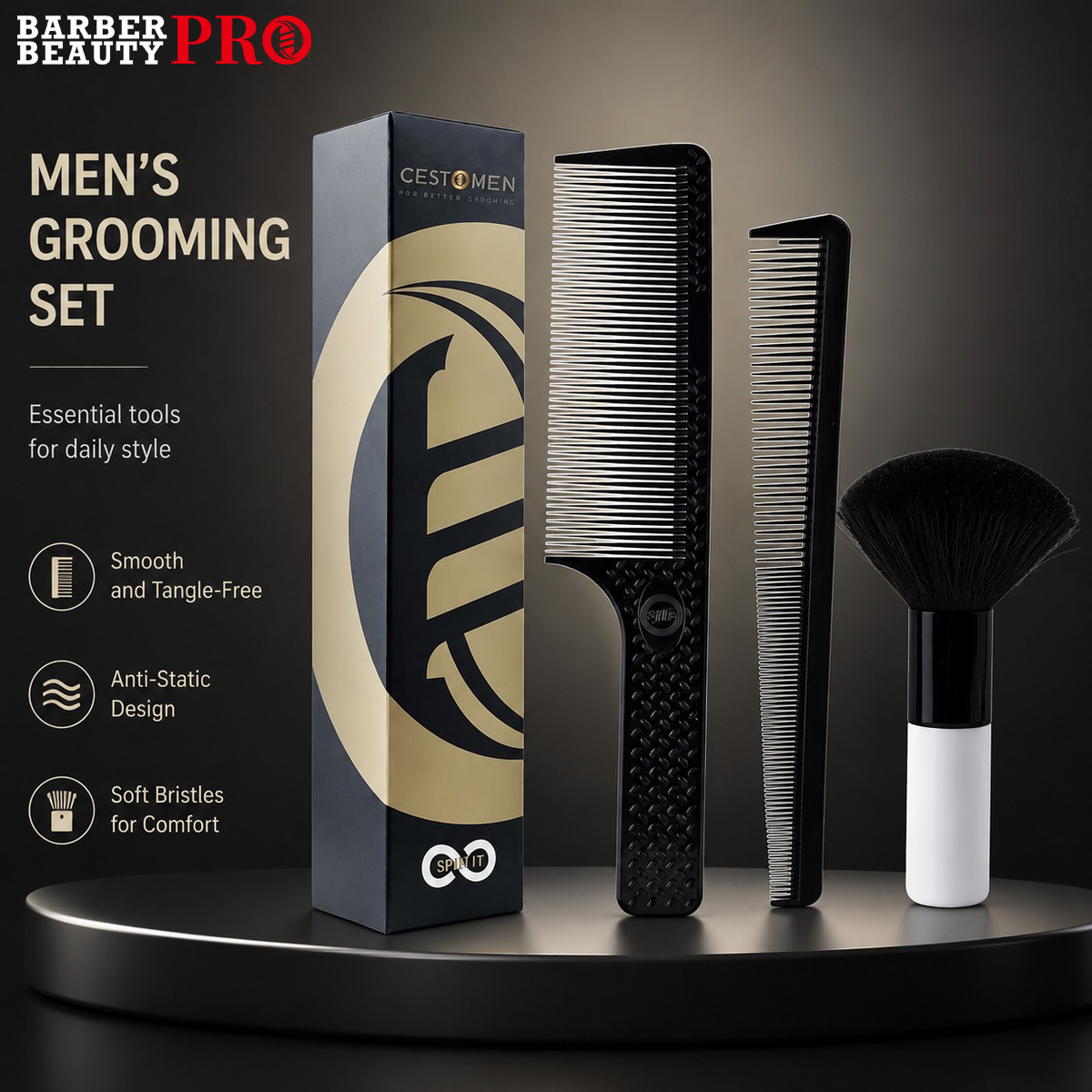 Set di pettini professionali p - Men'S Grooming Hairstyles recensione e prezzo