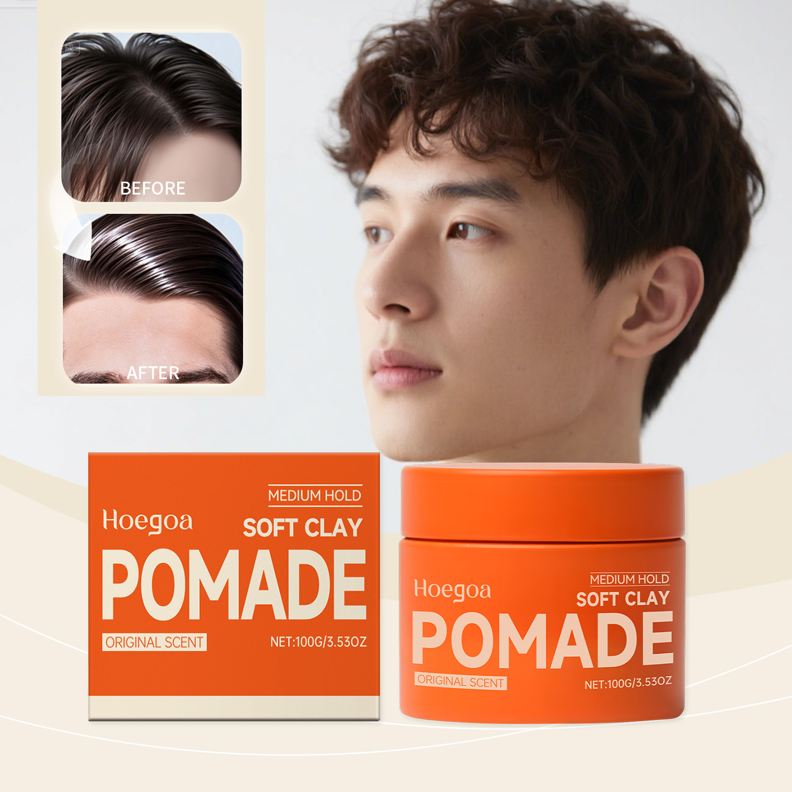 Cera per capelli originale Gel - Pomade Hair Clay recensione e prezzo